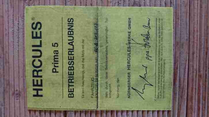 Hercules prima 5, 2 Gang Schaltung