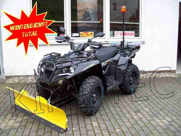 Herkules ATV Quad Conquest 600 Schneeschild Streugerät Winterdienst Professional