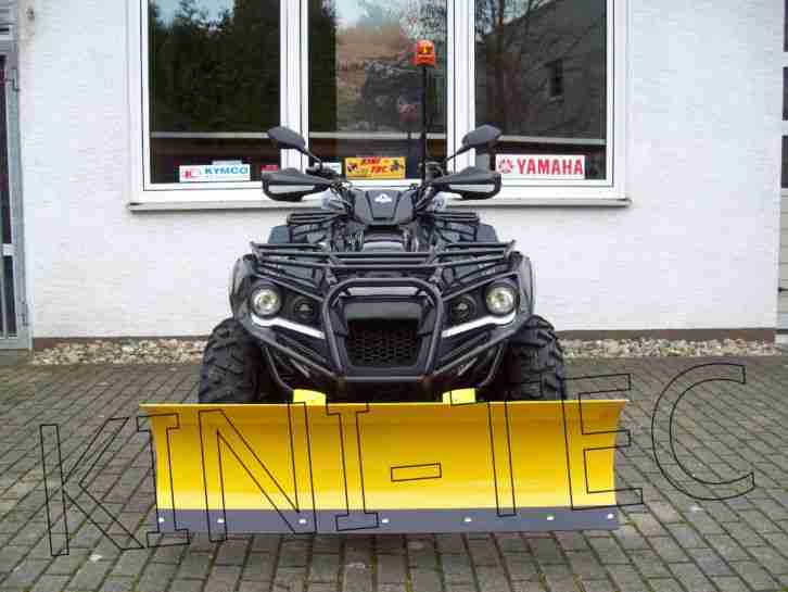 Herkules ATV Quad Conquest 600 Schneeschild Streugerät Winterdienst Professional