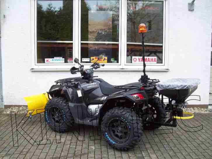 Herkules ATV Quad Conquest 600 Schneeschild Streugerät Winterdienst Professional