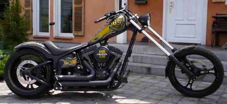 High Neck Chopper House of Thunder nehme alte Harley Davidson in Zahlung (-1940)