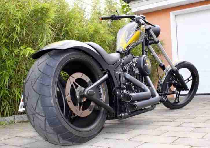 High Neck Chopper House of Thunder nehme alte Harley Davidson in Zahlung (-1940)