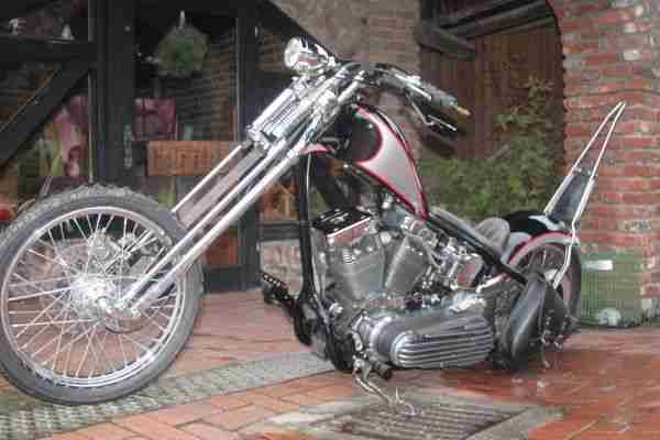 Highneck Chopper mit Starrahmen