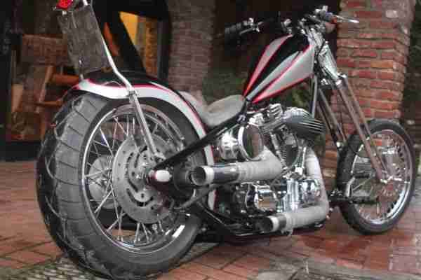 Highneck Chopper mit Starrahmen