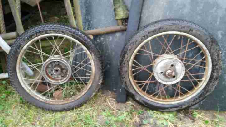 Hinterräder Simson Spatz