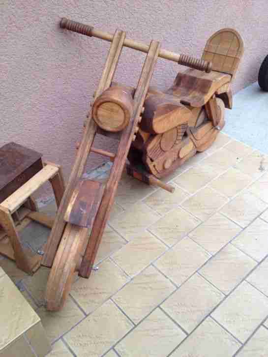 Holz Harley Davidson XXXL Handarbeit