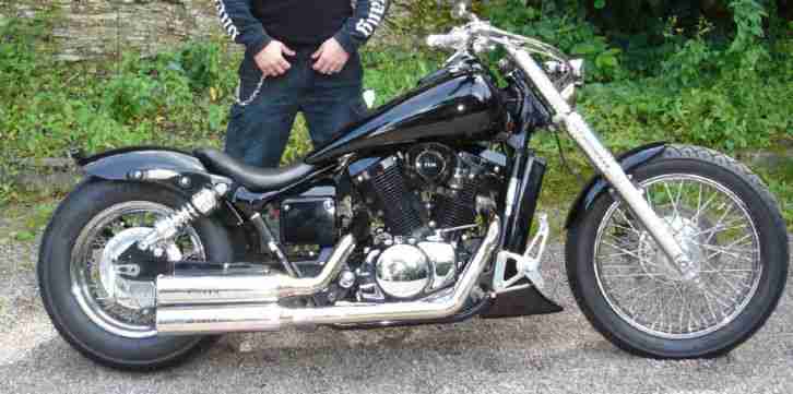 Black Widow Harley Davidson Optik