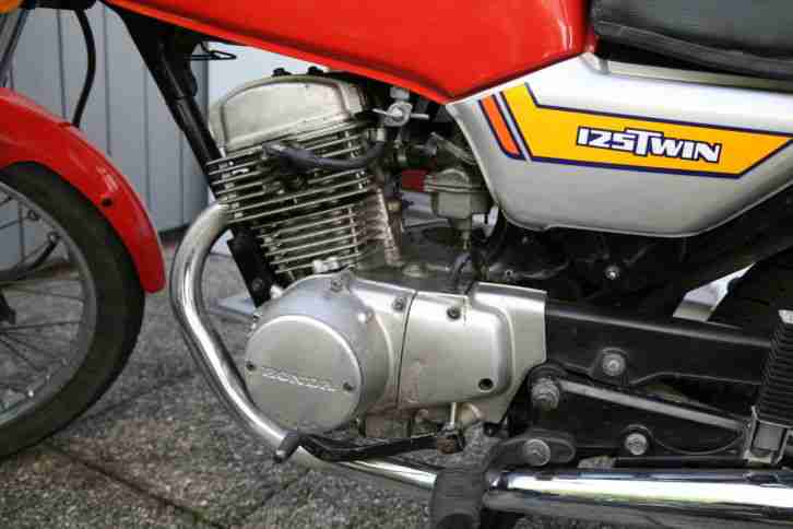 Honda CB 125T Tag der ersten Zulasszung: 14.07.81