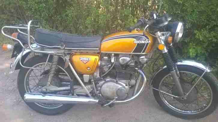 Honda CB 250 BJ.1972 ca.30000km im guten Originalzustand