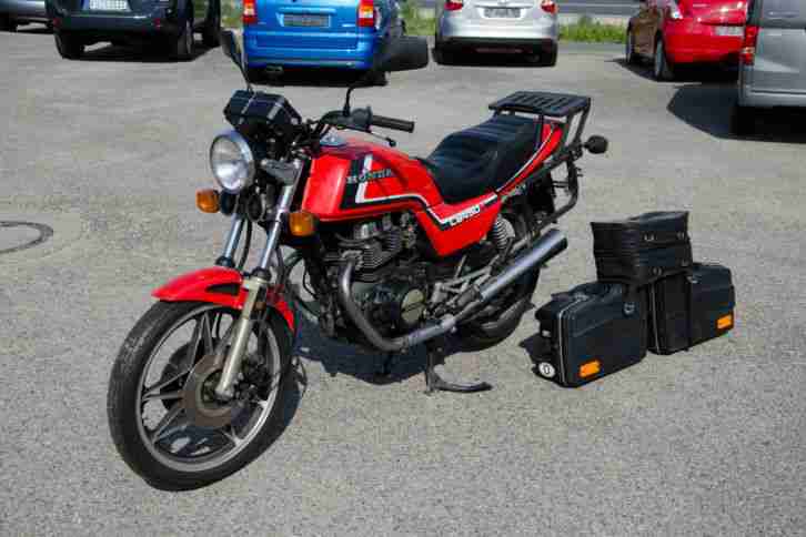 Honda CB 450 N BJ 04.1986 TÜV 07.16 mit Seitenkoffer und Tankrucksack