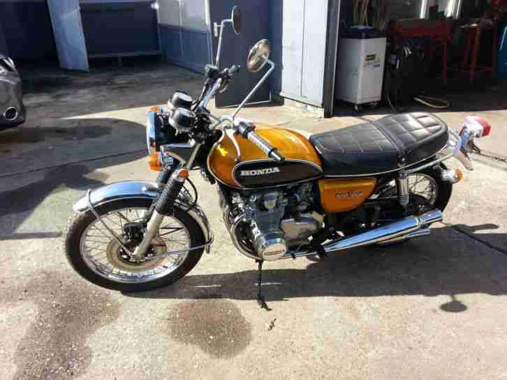 Honda CB 500 Four EZ 1972 schwarz / goldmetallic *sehr guter Zustand* Oldtimer