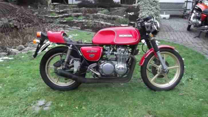 Honda CB 500 Four K0 , Bj 1971 Racing Cafe Racer Umbau Ronal Felgen Raask 4-1