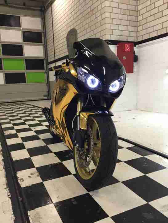 * Honda CBR1000 RR Fireblade SC59 2009 9.850km GOLD UMBAU EINSITZER SERVICE NEU*