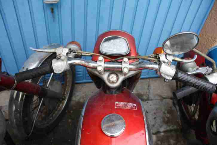 Honda CD175 keine CB200 CB 125 250, aus drei mach eine, 1x englische Papiere