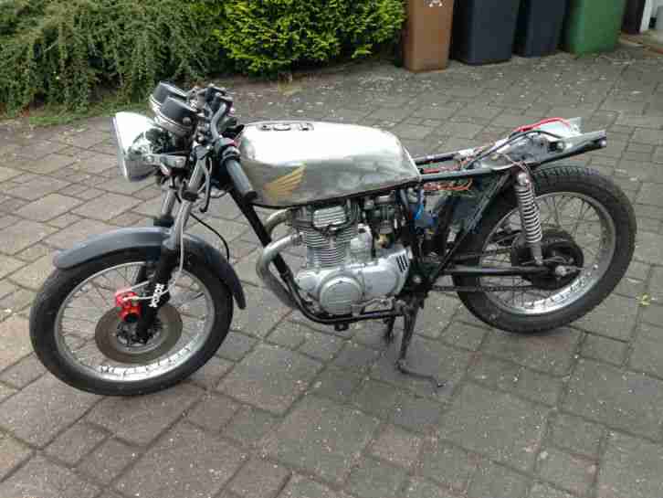 Honda CJ250T Cafe Racer Umbau anfang BJ. 1977