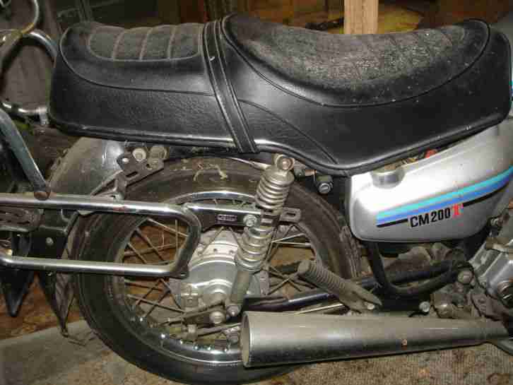 Honda CM 185 T Oldtimer Unfall