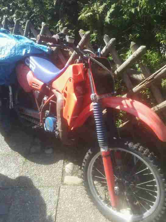 Honda CR 125 Vollcross,30Ps,Komplettumbau Rahmen und Gabel 250er,Luftdruckgabel