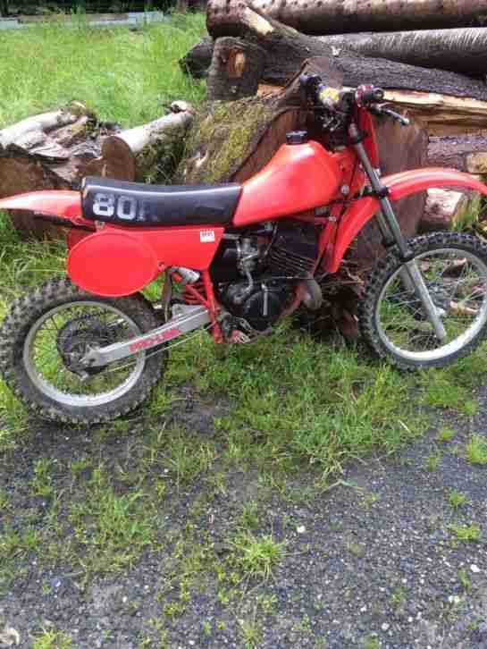 Honda CR 80 R Motorcross Vollcross Jugend Oldtimer Guter Zustand!