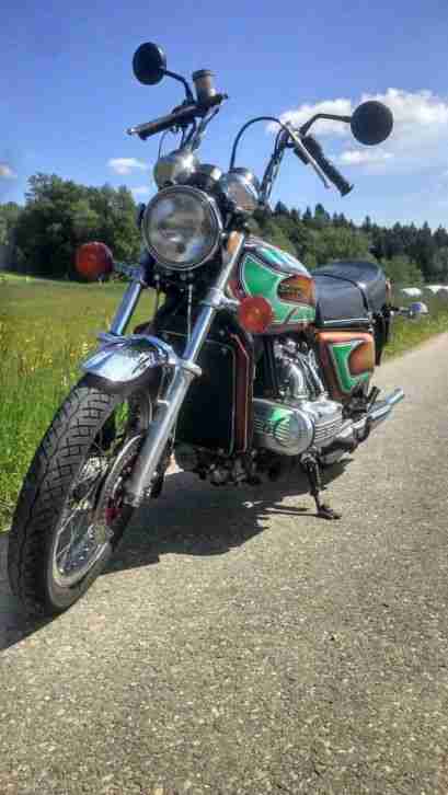 Honda GL 1000 70er Funky Oldschool Custom Bobber Chopper