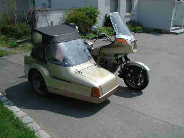 Honda GoldWing GL1100 Gespann EML zweisitzer Beiwagen