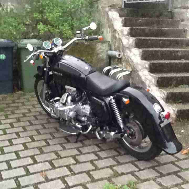 Honda Goldwing Bobber Chopper GL 1000 Naked Bike Super Zustand Vintage