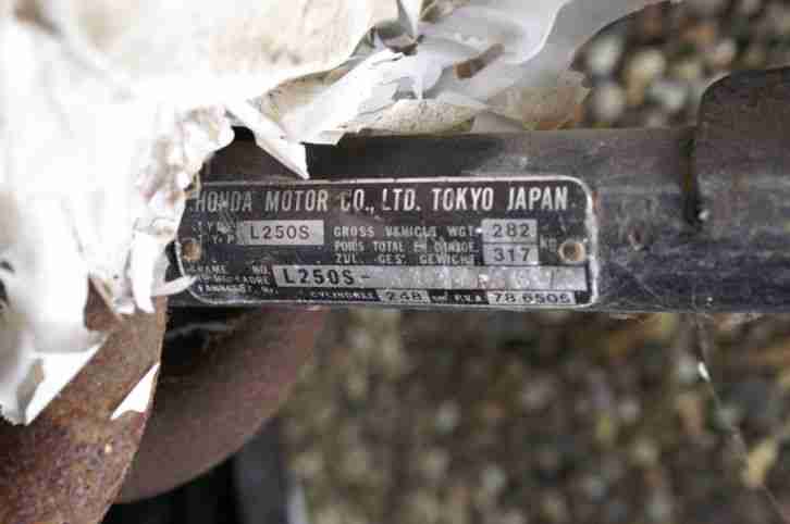 Honda L 250 S Oldtimer