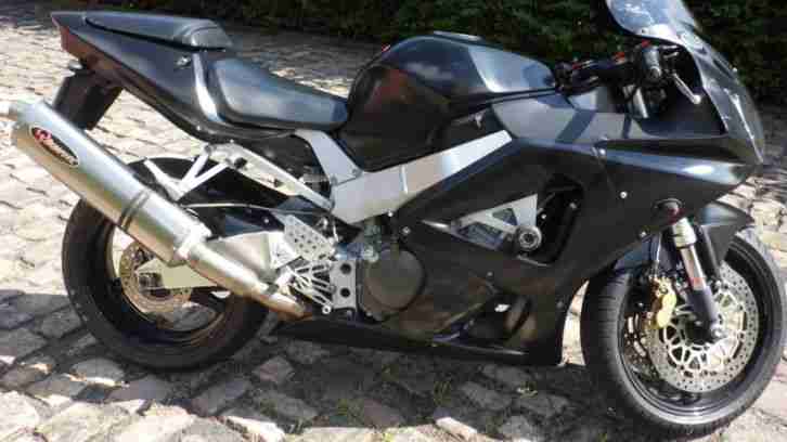 Honda SC44 CBR 900 RR in SCHWARZ. Acropovic Auspuff,LSL Lenkungsdämpfer