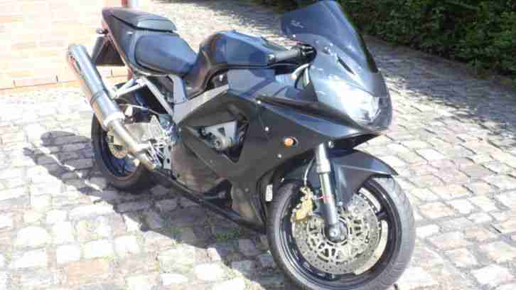 Honda SC44 CBR 900 RR in SCHWARZ. Acropovic Auspuff,LSL Lenkungsdämpfer