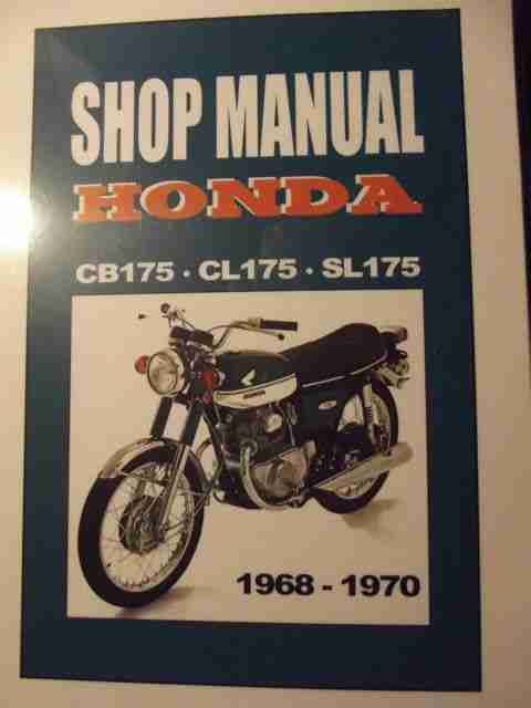 Honda Shop Manual CB CL SL 175