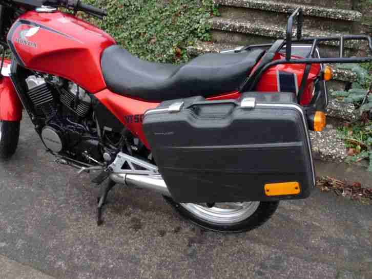 Honda VT 500E mit TÜV 09.16, mit Gepäckträger und Krauser Packtaschen
