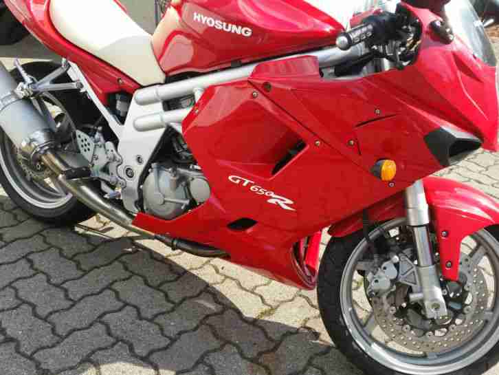 Hyosung GT650R *Rot* Anfängermotorrad* Wiedereinsteigermotorrad