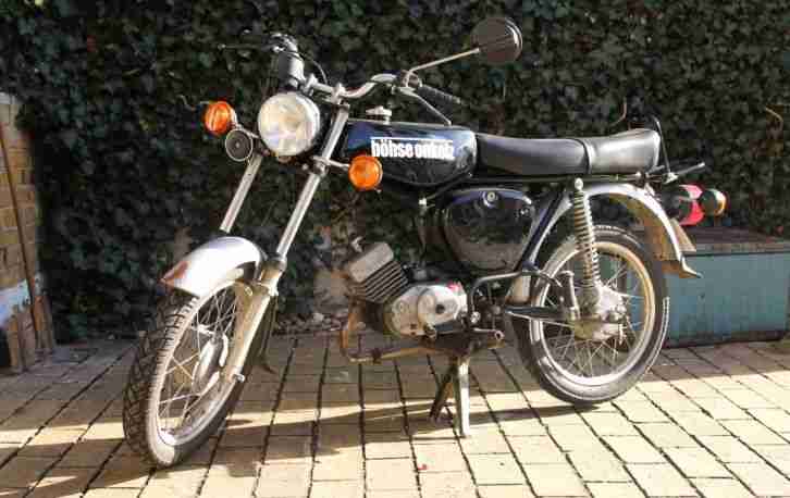 IFA Simson S51 - Wenig Kilometer - Fahrtüchtig - Böhse Onkelz - Schwarz