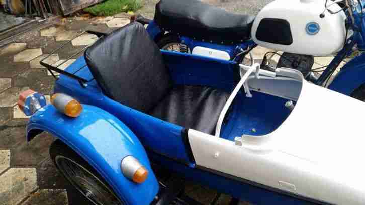 IZH ISH ISCH IZ 350 mit GESPAN BEIWAGEN SEITENWAGEN Nachfolger DKW 350 NZ