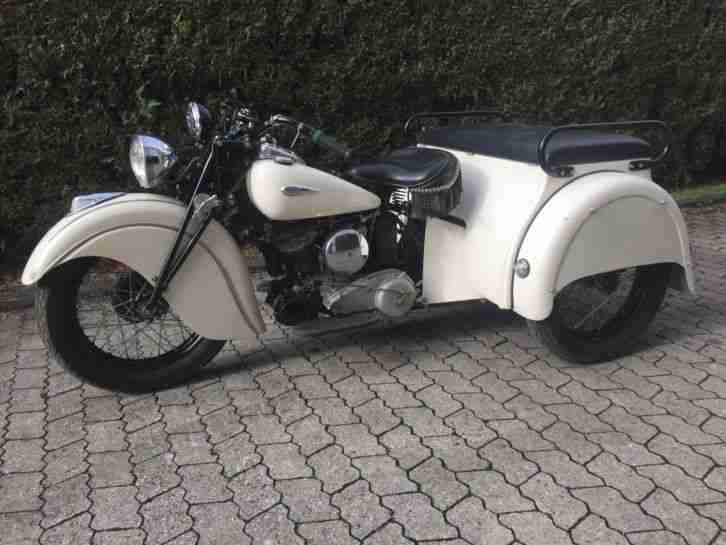 Indian Dispatch Tow 1941 Motorrad SCOUT CHIEF motorcycle Tricycle Servicar