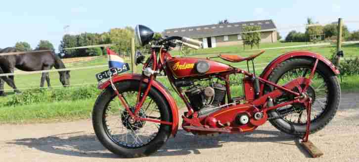 Indian Ponyscout 500cc V2 1933 mit orginal