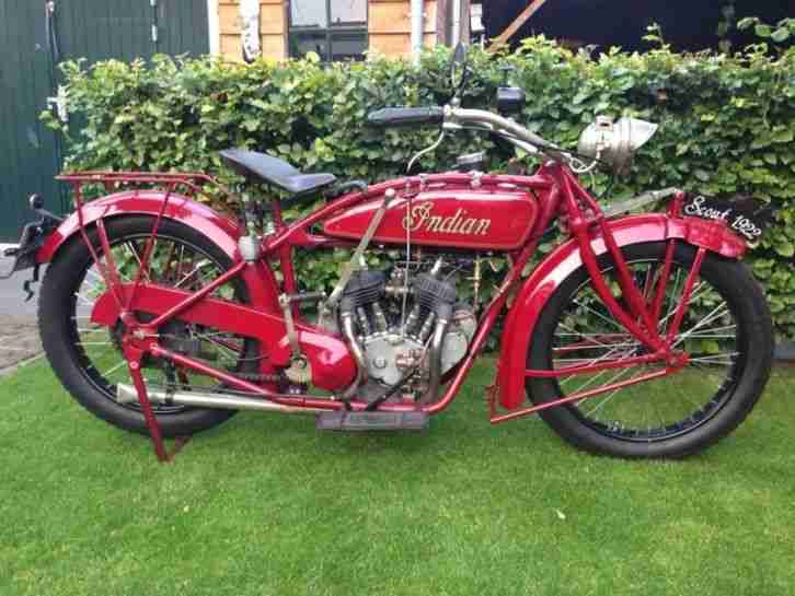 Indian Scout 600cc baujahr 1922 mit