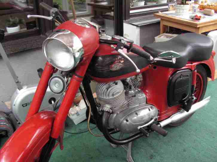 JAWA 175 Doppelsport Motorrad ,Oldtimer Jawa