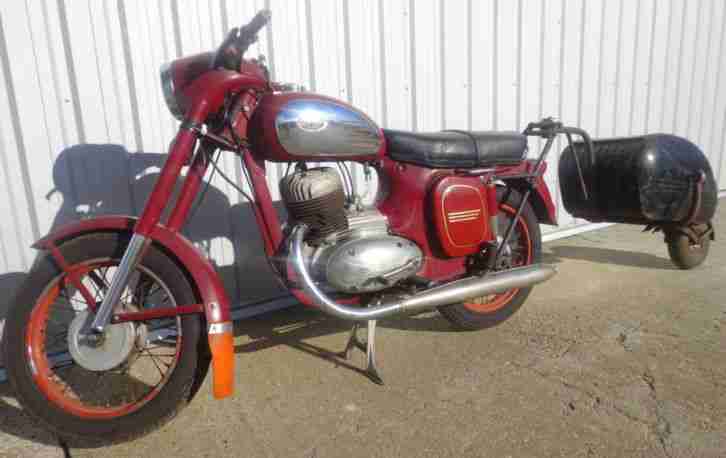 JAWA 250 / 559 (1970) + PAV40 (1966) Gespann