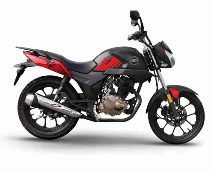 JUNAK 125 RZ NAKED BIKE 125 ccm 4-Takt MOTORRAD 3 FARBEN EURO 4 NEUFAHRZEUG