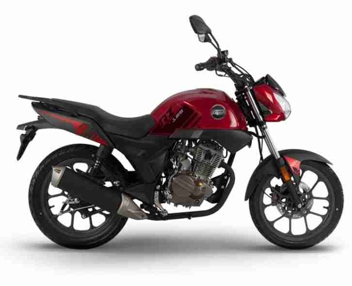 JUNAK 125 RZ NAKED BIKE 125 ccm 4-Takt MOTORRAD 3 FARBEN EURO 4 NEUFAHRZEUG