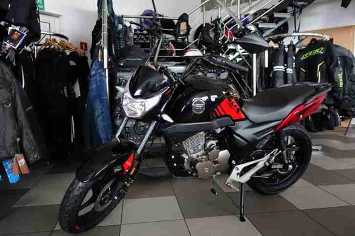 JUNAK 125 RZ NAKED BIKE 125 ccm 4-Takt MOTORRAD 3 FARBEN EURO 4 NEUFAHRZEUG