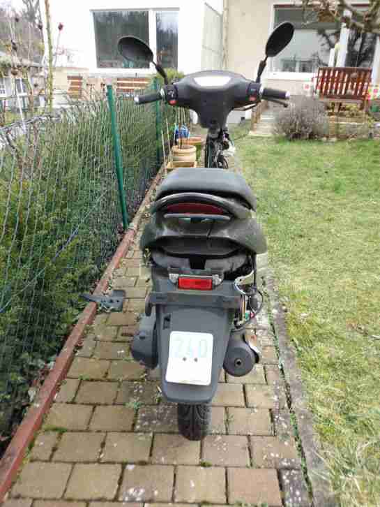 Jack Fox City Star 50 / Benzhou YY50QT Motorroller, Diebstahlschaden, nur 430 km