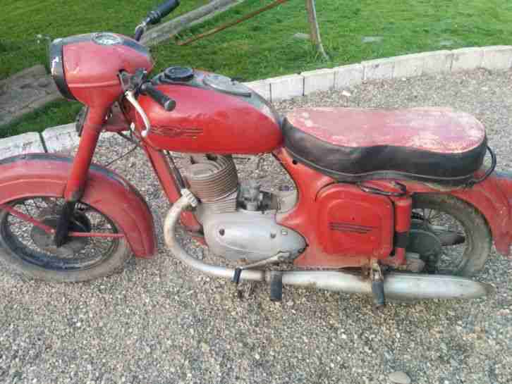 Jawa 250 Bj 1958 Abholung PLZ 93309 Scheunenfund