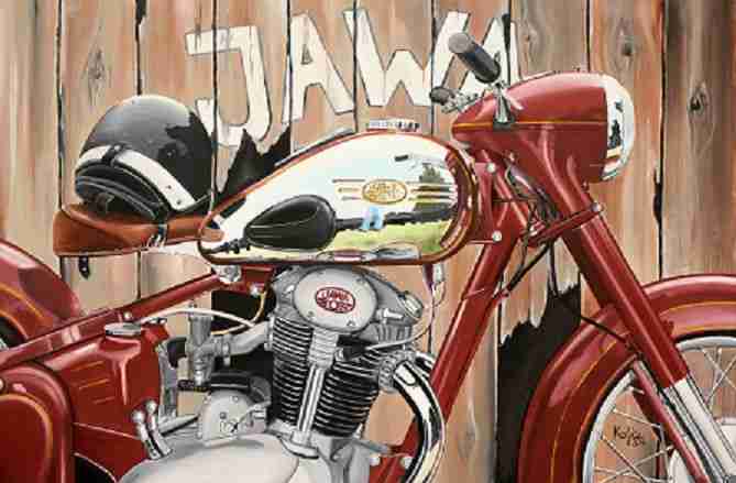 Jawa 500 ohc - reproduction bild