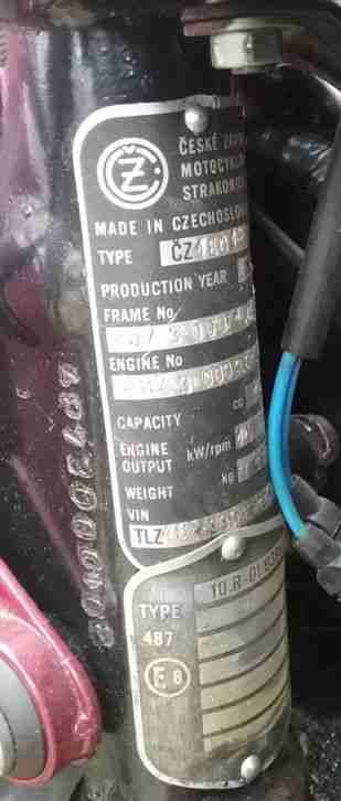 Jawa CZ- BOEHM 180 Typ 487