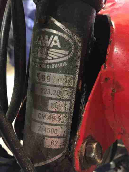 Jawa Mustang 50ccm Moped/Mokick/Mofa
