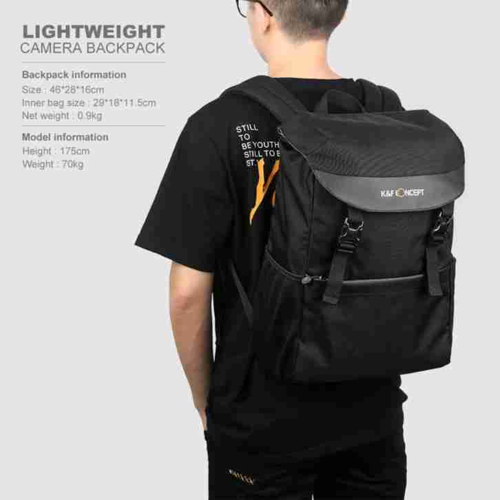 K&F Concept Fotorucksack Kamerarucksack für Spiegelreflexkamera und 15,6 Zoll L