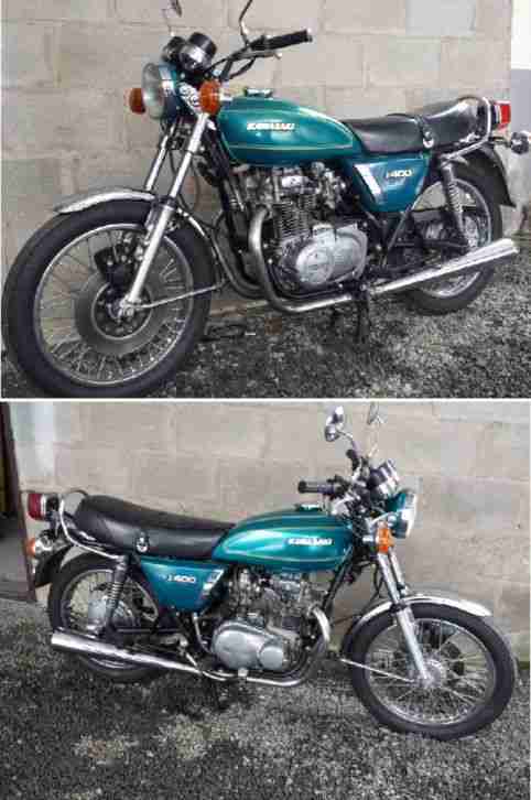 KAWASAKI Z400 ----> keine z900 z1000 originallack --- oldie