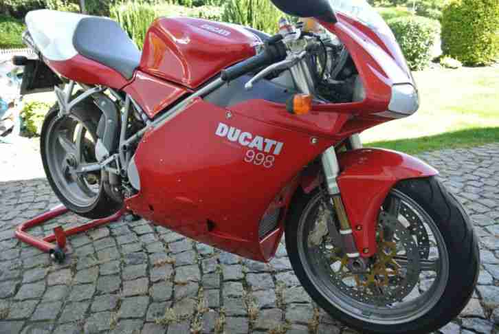 KLASSIKER Ducati 998 testastretta biposto 1. Hand orig. 4.647 km EZ. 2002