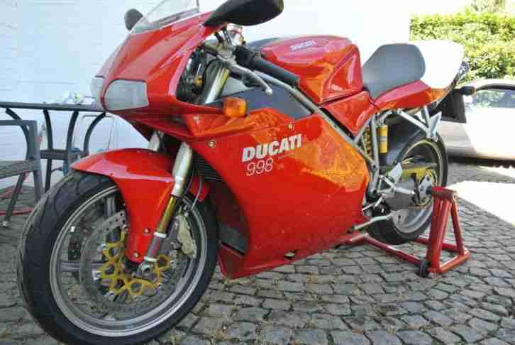 KLASSIKER Ducati 998 testastretta biposto 1. Hand orig. 4.647 km EZ. 2002
